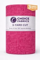 3-Yard Pack - Grain of Color 108" Supreme Backings - Pink