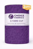3-Yard Pack - Grain of Color 108" Supreme Backings - Purple