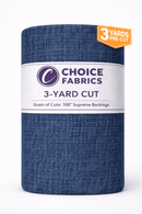 3-Yard Pack - Grain of Color 108" Supreme Backings - Blue Jay