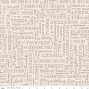 Autumn - Words Latte - Lori Holt - 108" 3-Yard Package