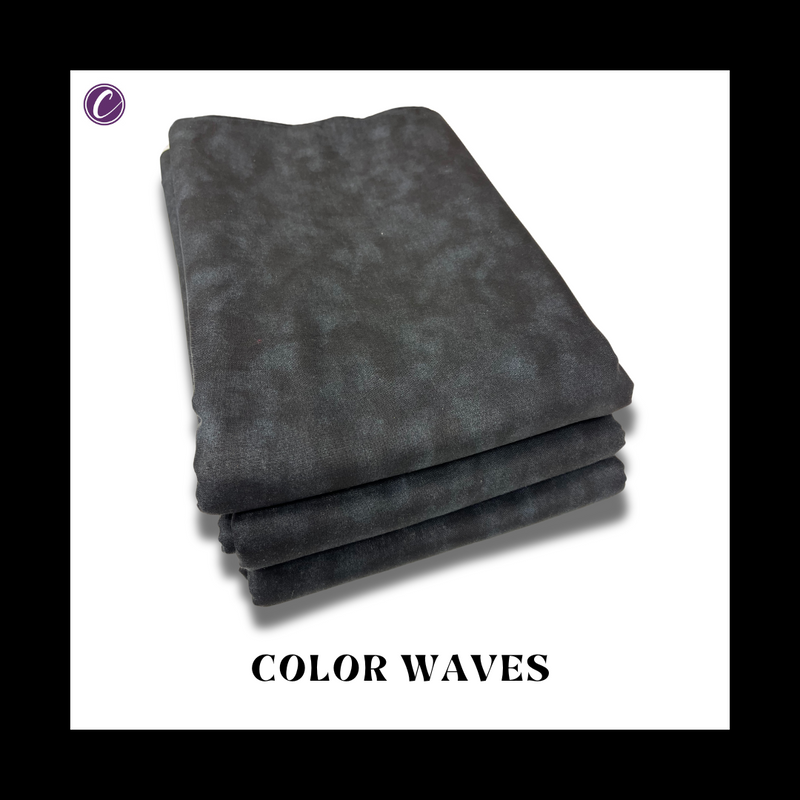 Color Waves 108" Supreme Backings - Black