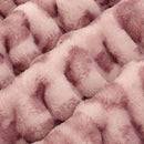 Luxe Cuddle Milan Clouded Leo Rosewater 58" - 60" Fabric per yard