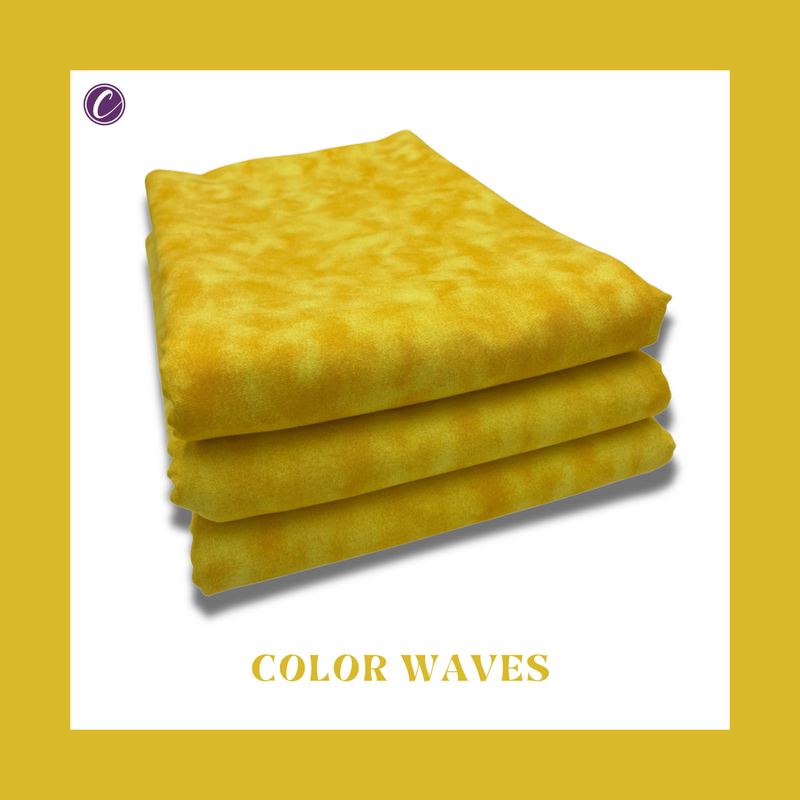 Color Waves 108" Supreme Backings - Yellow