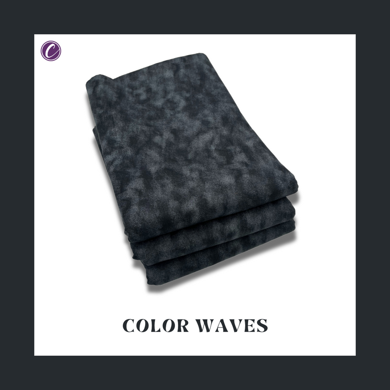 Color Waves 108" Supreme Backings - Charcoal