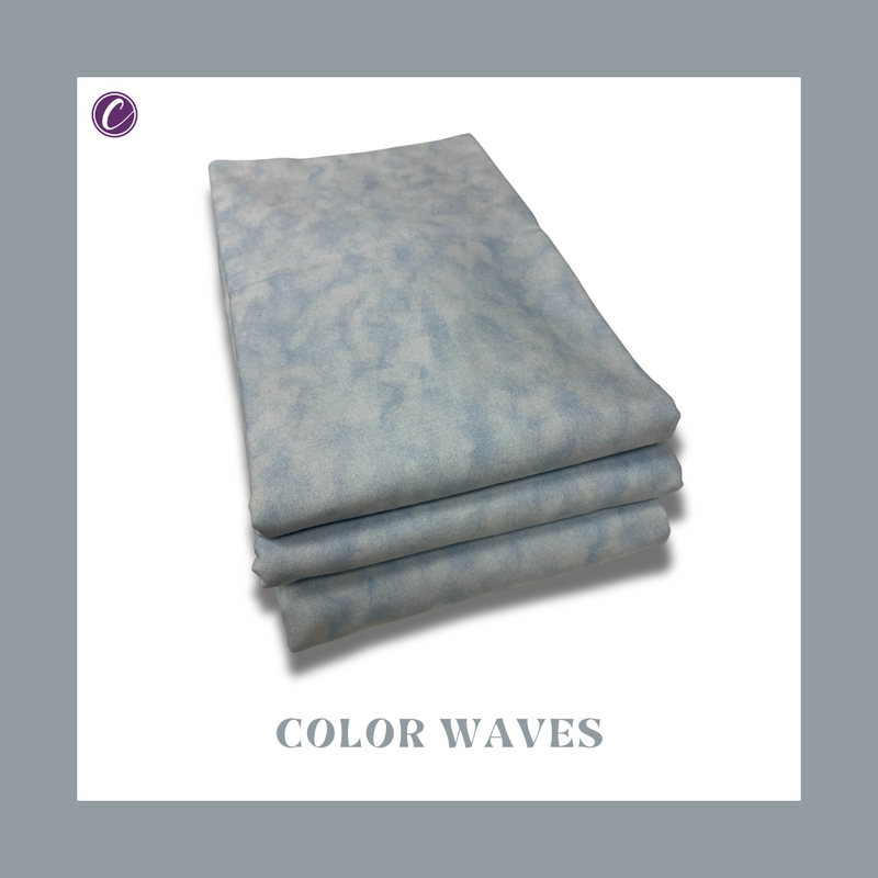 Color Waves 108" Supreme Backings - Light Blue