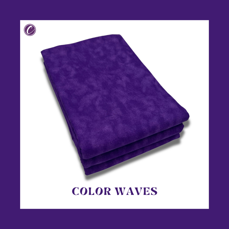 Color Waves 108" Supreme Backings - Purple