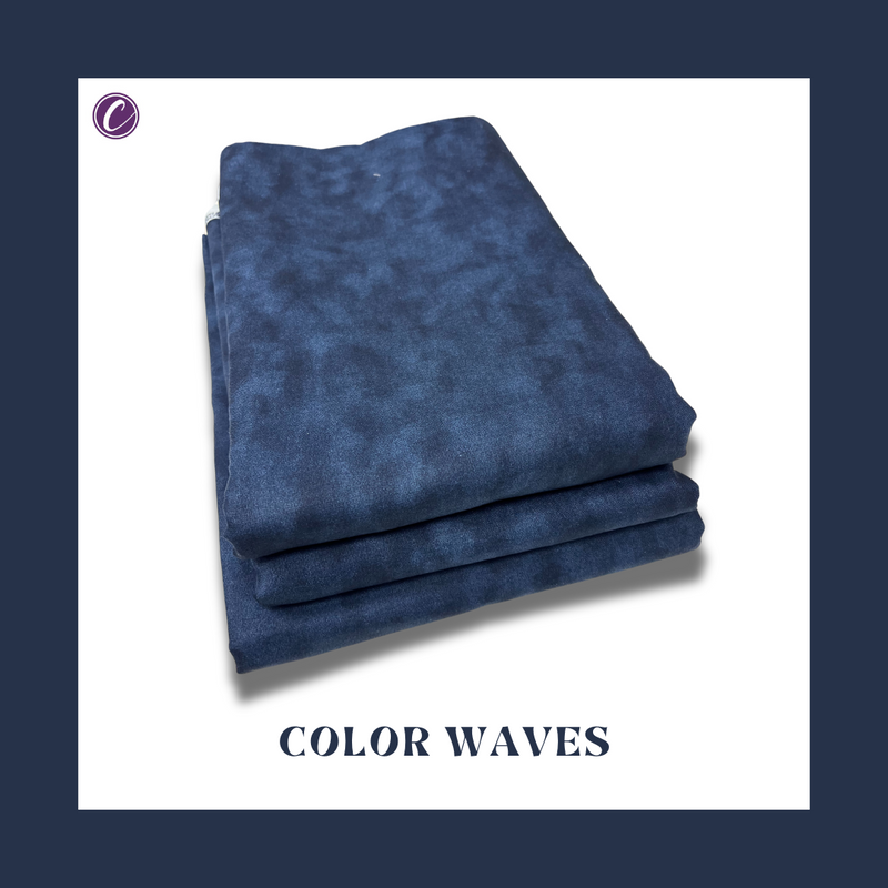 Color Waves 108" Supreme Backings - Navy