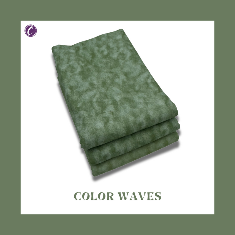 Color Waves 108" Supreme Backings - Basil