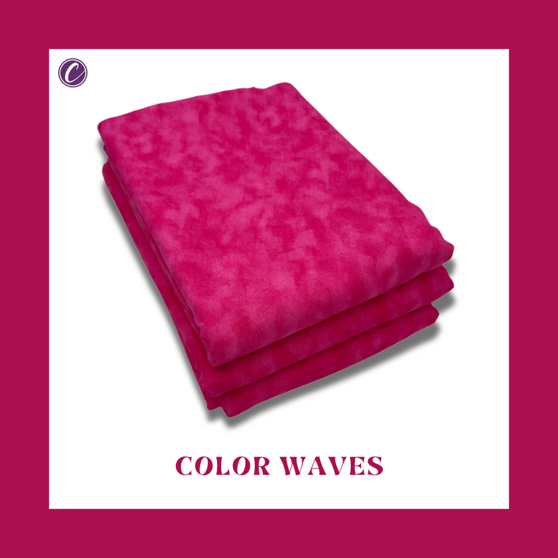 Color Waves 108" Supreme Backings - Raspberry Sorbet