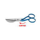 4.5" Left Handed Duckbill Applique Scissors