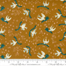 Cheer Merriment Brass 44"/45" Fabric Per Yard