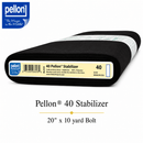 Pellon® 40 Sew-In Midweight Stabilizer 20" x 10 yard Bolt (Black)