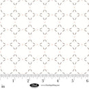 White Grid Sugar Dreams Cotton 44"/45" Fabric Per Yard