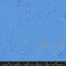 Blue Speckled Metallic Lindley 43"/44" Fabric Per Yard