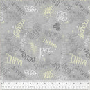 Grey Smoke Noteworthy Aspirations 44"/45 Fabric Per Yard