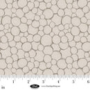 Med. Gray Tree Trunk Geo Petals & Pewter Cotton 44"/45" Fabric Per Yard