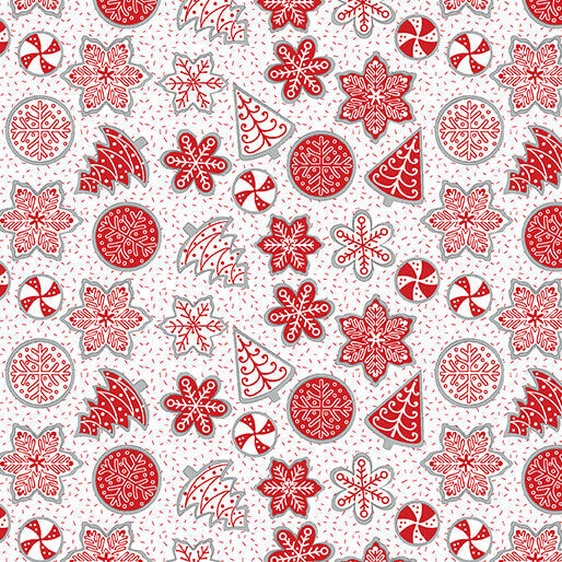 Nordic Cabin - Cookies - Red Metallic