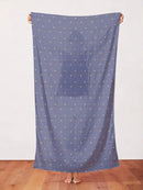 Blue Night Of The Nutcracker Metallic Stipe Cotton 44"/45" Fabric Per Yard