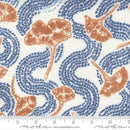 Kawa Porcelain Pacific Blue 44"/45" Fabric Per Yard