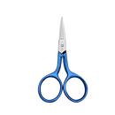 4" Large Ring Left Handed Fine Point Straight Scissors