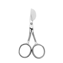 4" Mini Duckbill Applique Scissors Silver Shimmer