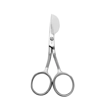 4" Mini Duckbill Applique Scissors Silver Shimmer