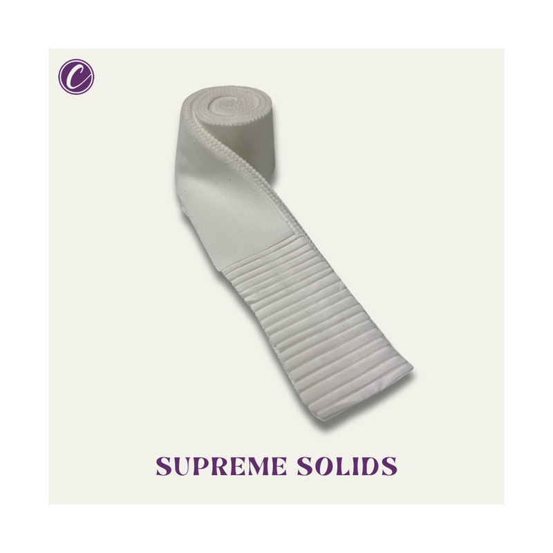 Supreme Solids - 2.5" Roll - Snow White (20 cuts)