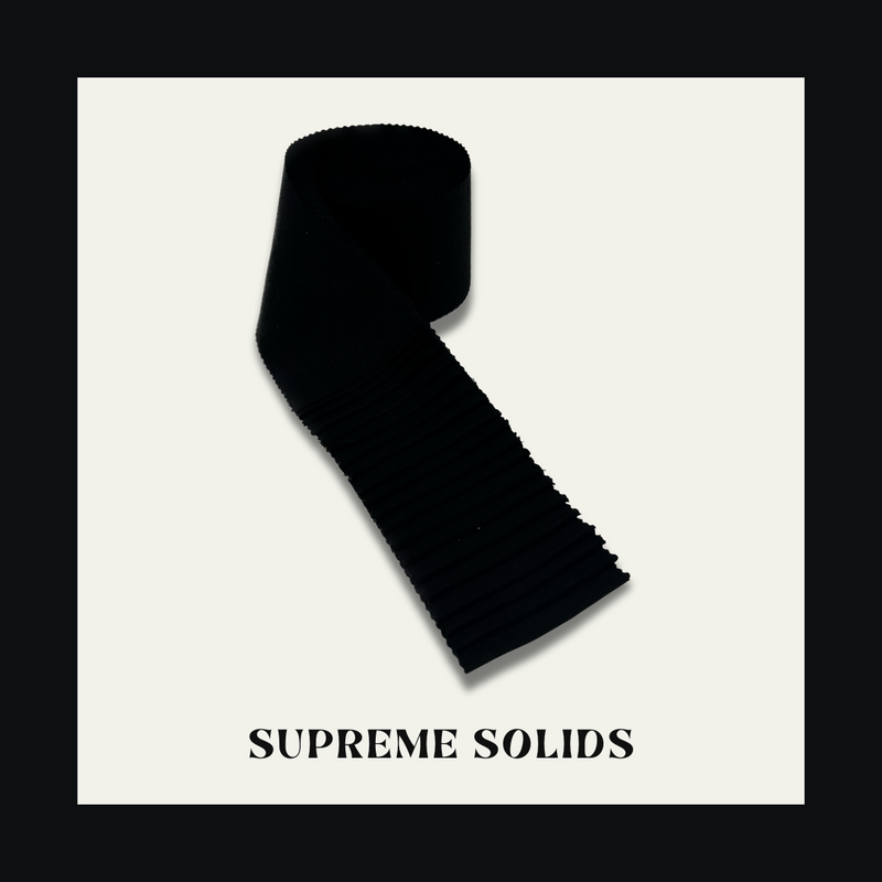 Supreme Solids - 2.5" Roll - Black (20 cuts)