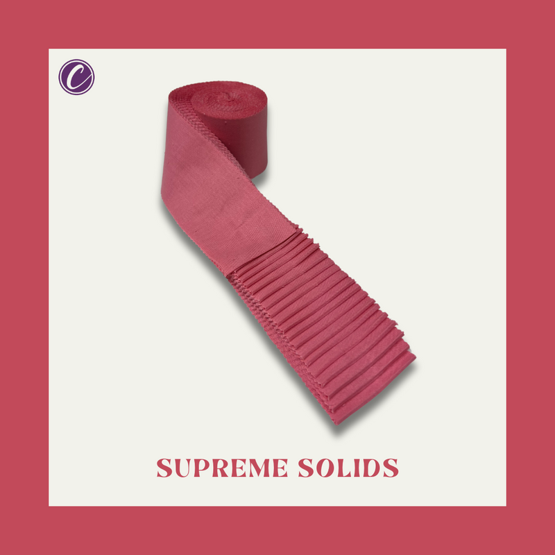 Supreme Solids - 2.5" Roll - Flamingo Pink (20 cuts)