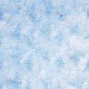 Swirl Rosebud Faux Fur Fabric
