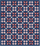 4th of July Night Sky Quilt Pattern - Paper Print Mailed Version