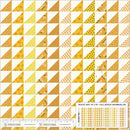 Made Easy Triangle Stripe Cheater Golden 44"/45" Fabric per Yard