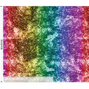 Rainbow Sequins Wideback Cotton Fabric