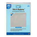 Pellon® 542S Stick-N-Washaway™ Embroidery Stabilizer – 5 Sheets, 8.5" x 11" – White