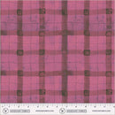 Beetroot Plaid Cotton 43/44" Fabric Per Yard