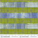 Cool Lime Plaid Cotton 43/44" Fabric Per Yard