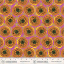 Winding Road Bouquet Golden Cotton 44"/45" Fabric Per Yard