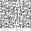Winding Road Map White Black Cotton 44"/45" Fabric Per Yard