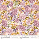 Aviva Bright Blossoms Lilac Cotton 44"/45" Fabric Per Yard