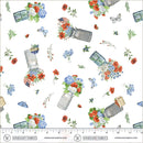 White America the Beautiful Red White and Beautiful 44"/45" Cotton Fabric Per yard