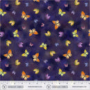 Violeta Butterfly Flight Midnight 44"/45" Cotton Fabric Per Yard