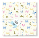 Playful Dogs by Cloud9 - 5x5 Charm Pack (42 Squares)