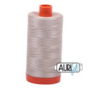 6711 Pewter Aurifil Cotton 50wt Large Spool