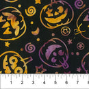 Batik Black Jack O Lantern Midnight Magic-Banyan Batiks