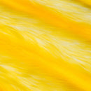 Snow Luxury Two Tone Shaggy Faux Fur Fabric