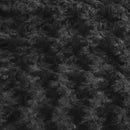 Swirl Rosebud Faux Fur Fabric