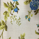 Rose Floral Print Poly Cotton Fabric