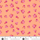 Perfect Day Bleubs Orange Cotton 44"/45" Fabric Per Yard