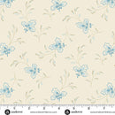 Special Delivery Floating Leaves Tranquil 44"/45" Cotton Fabric Per Yard