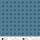 Special Delivery Tea Towel Deep Denim 44"/45" Cotton Fabric Per Yard